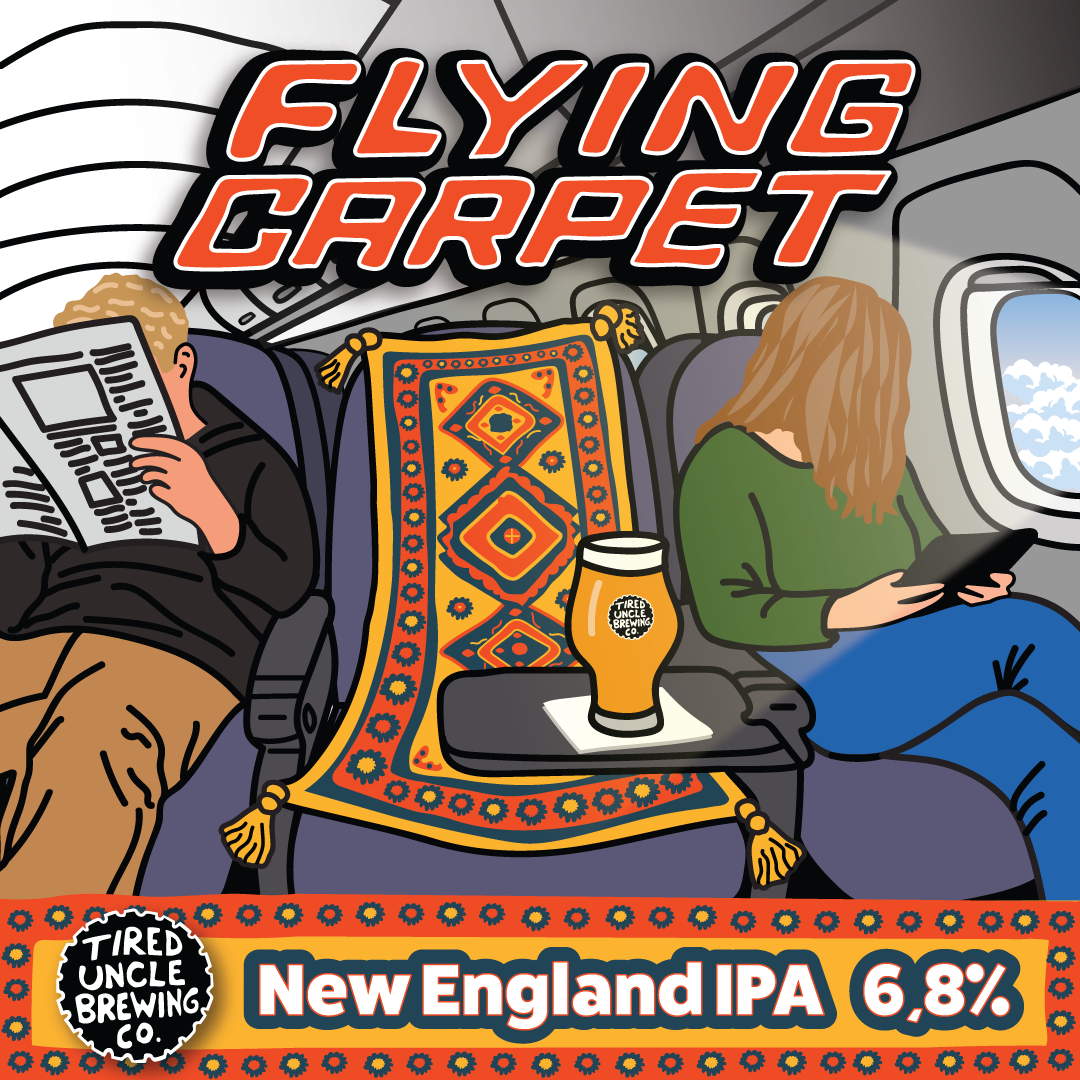 Flying Carpet NEIPA 440 mL can