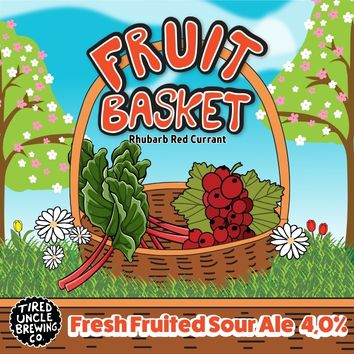 Fruit Basket Rhubarb-Currant 440 ml