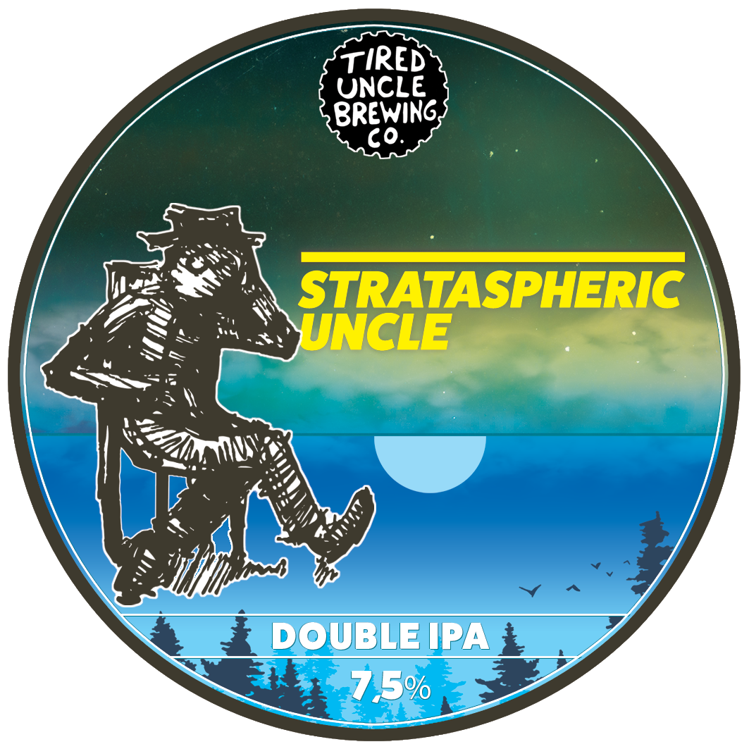 Strataspheric Uncle Double IPA 330 mL can