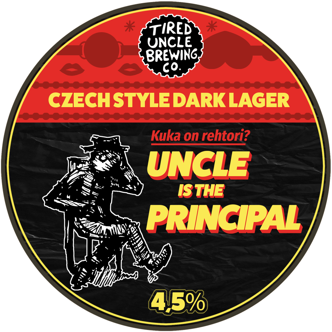 Uncle is the Principal Czech-style Dark Lager 330 mL can